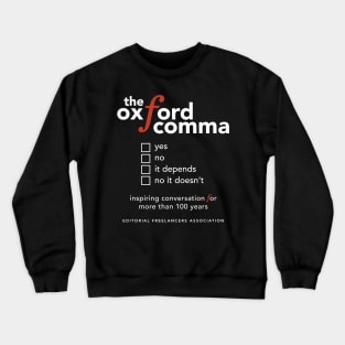 Oxford Comma Crewneck Sweatshirt